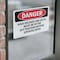 Signmission High Voltage 480 Volts Must Be In The Off Danger Sign, Vinyl Decal, 10in W x 7in L, 2PK OS-2PACK-DS-D-710-L-1958 - alternate 6